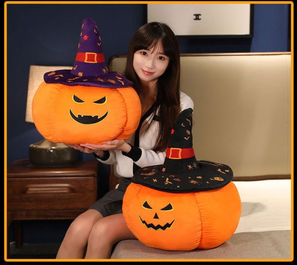 かわいいカボチャのぬいぐるみ枕 – 赤ちゃんと子供への素敵なハロウィーンギフト - 画像 (9)