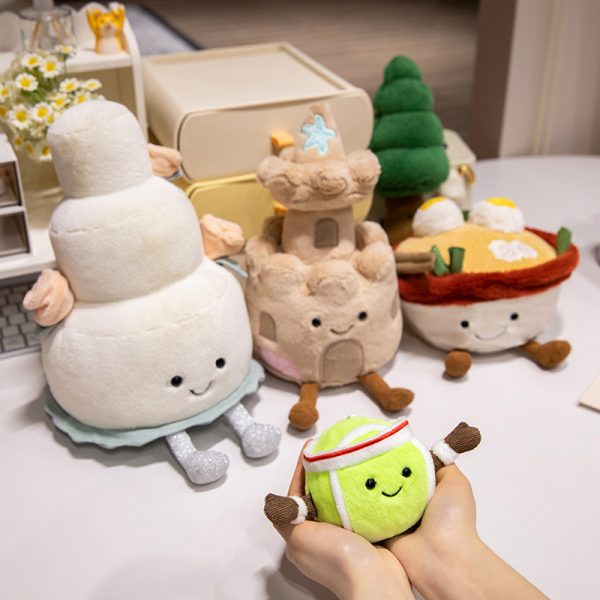 かわいい 植物型 ぬいぐるみ お祝い プレゼント 子供向け 創造的なデザイン おもちゃ - 画像 (3)