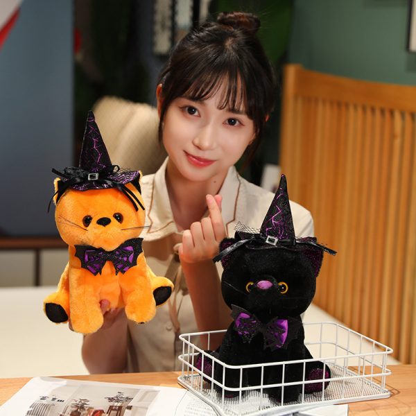 かわいいオバケ猫のぬいぐるみ - ティーンと大人向けのハロウィーンギフト - 画像 (6)