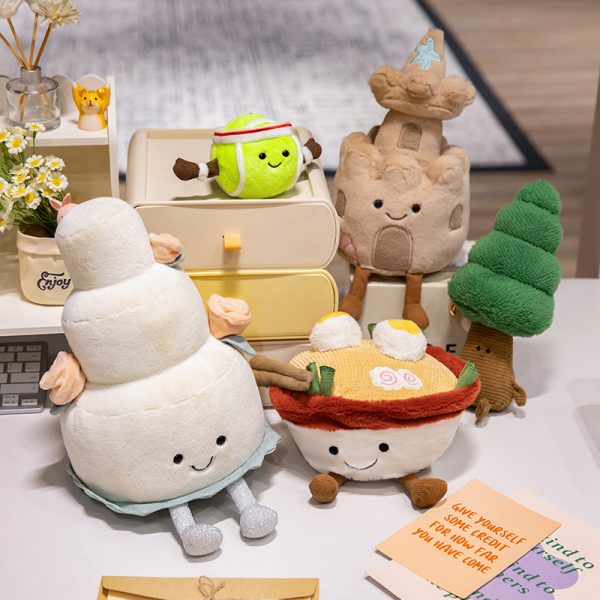 かわいい 植物型 ぬいぐるみ お祝い プレゼント 子供向け 創造的なデザイン おもちゃ - 画像 (7)