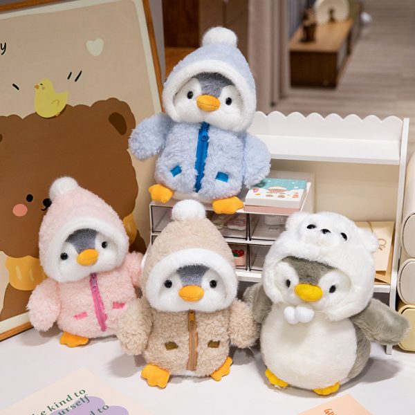 キュートで愛らしい子供用ペンギンのぬいぐるみ - 完璧な海をテーマにしたぬいぐるみ - 画像 (5)