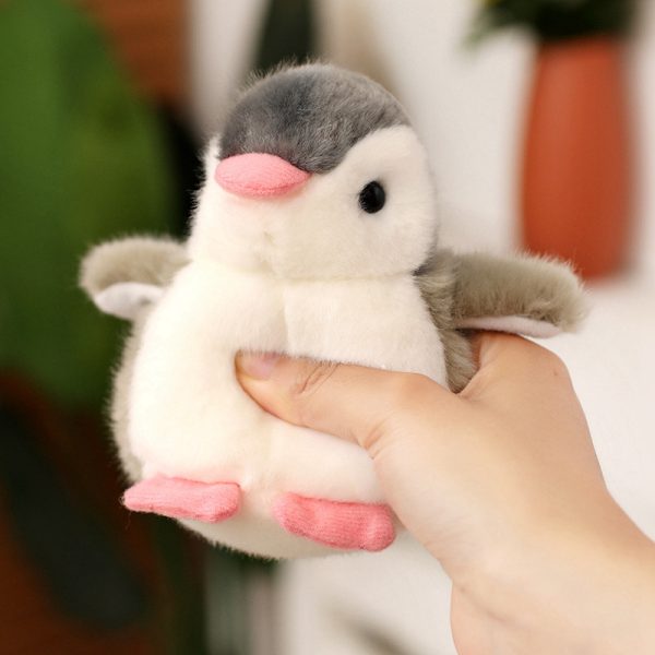 かわいいカートゥーン ぬいぐるみ ペンギン おもちゃ キーチェーン 装飾品 ふわふわ 子供向け ギフト プレゼント 海洋館テーマ - 画像 (6)