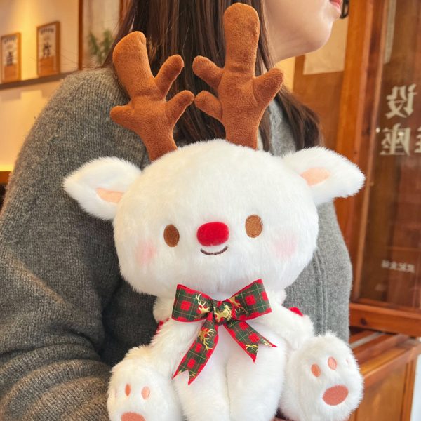 クリスマスぬいぐるみ トナカイ 可愛い おもちゃ プレゼント 子供向け インテリア デコレーション ギフト - 画像 (9)