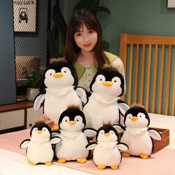 かわいいペンギンのぬいぐるみ - 子供用の柔らかいぬいぐるみ - 画像 (3)