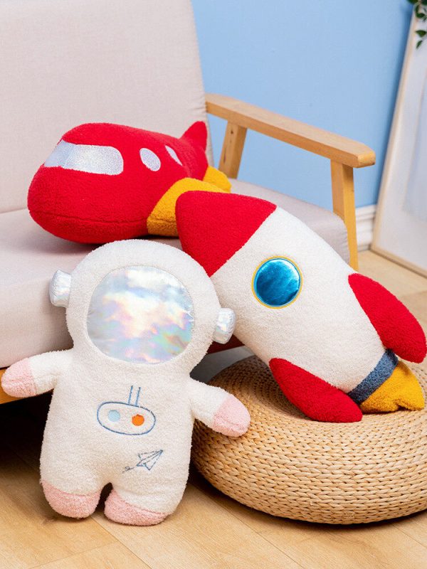 宇宙テーマのぬいぐるみ 抱き枕 幼稚園 教室 装飾 カートゥーン 宇宙飛行士 PPコットン ふんわり おしゃれ おもちゃ - 画像 (10)