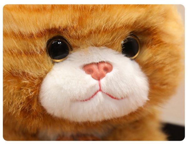 かわいいオレンジ猫のぬいぐるみ 子供向け 抱き枕 寝具 インテリア おもちゃ プレゼント - 画像 (8)