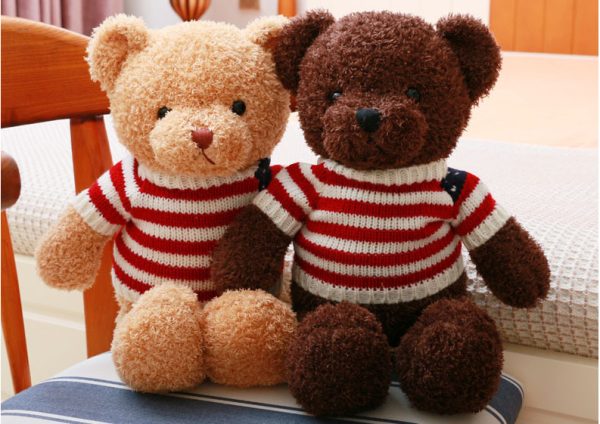 ぬいぐるみ 動物 アニマル ふわふわ もこもこ おもちゃ ファーストトイ 贈り物 ギフト 出産祝い 縫い包み 熊 ぬいぐるみ 抱き枕 可愛い 誕生日 クリスマス プレゼント クッション 添い寝枕 リアル 布地 - 画像 (38)