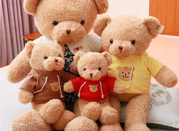 ぬいぐるみ 動物 アニマル ふわふわ もこもこ おもちゃ ファーストトイ 贈り物 ギフト 出産祝い 縫い包み 熊 ぬいぐるみ 抱き枕 可愛い 誕生日 クリスマス プレゼント クッション 添い寝枕 リアル 布地 - 画像 (43)