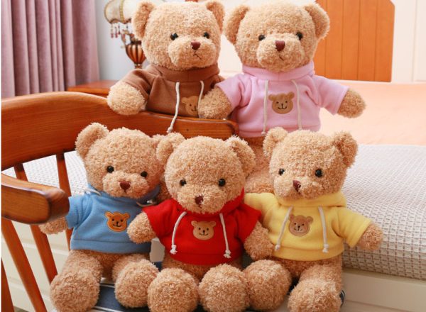 ぬいぐるみ 動物 アニマル ふわふわ もこもこ おもちゃ ファーストトイ 贈り物 ギフト 出産祝い 縫い包み 熊 ぬいぐるみ 抱き枕 可愛い 誕生日 クリスマス プレゼント クッション 添い寝枕 リアル 布地 - 画像 (42)