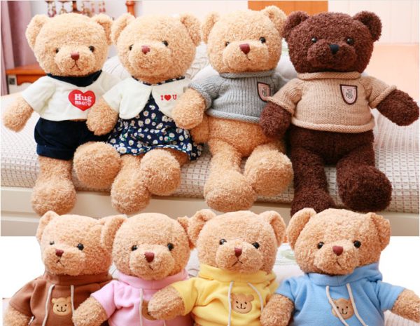 ぬいぐるみ 動物 アニマル ふわふわ もこもこ おもちゃ ファーストトイ 贈り物 ギフト 出産祝い 縫い包み 熊 ぬいぐるみ 抱き枕 可愛い 誕生日 クリスマス プレゼント クッション 添い寝枕 リアル 布地 - 画像 (32)
