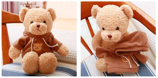 ぬいぐるみ 動物 アニマル ふわふわ もこもこ おもちゃ ファーストトイ 贈り物 ギフト 出産祝い 縫い包み 熊 ぬいぐるみ 抱き枕 可愛い 誕生日 クリスマス プレゼント クッション 添い寝枕 リアル 布地 - 画像 (34)