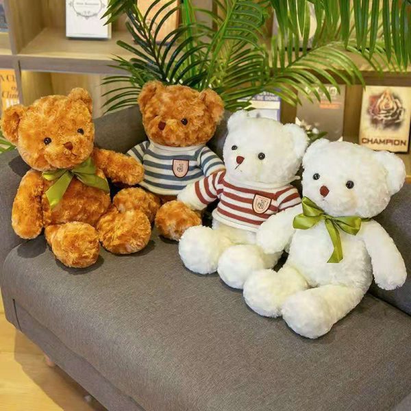 ぬいぐるみ 動物 アニマル ふわふわ もこもこ おもちゃ ファーストトイ 贈り物 ギフト 出産祝い 縫い包み 熊 ぬいぐるみ 抱き枕 可愛い 誕生日 クリスマス プレゼント クッション 添い寝枕 リアル 布地 - 画像 (44)