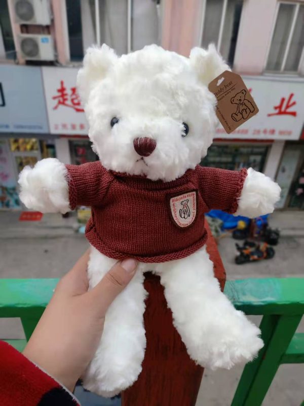 ぬいぐるみ 動物 アニマル ふわふわ もこもこ おもちゃ ファーストトイ 贈り物 ギフト 出産祝い 縫い包み 熊 ぬいぐるみ 抱き枕 可愛い 誕生日 クリスマス プレゼント クッション 添い寝枕 リアル 布地 - 画像 (13)