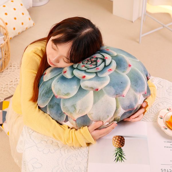 クリエイティブな多肉植物のぬいぐるみクッション - ホームデコレーションの植物の形の枕 - 画像 (16)