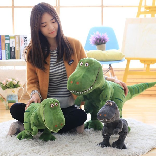 ジュラ紀の恐竜のぬいぐるみ: リアルな T レックスのぬいぐるみ - 画像 (4)