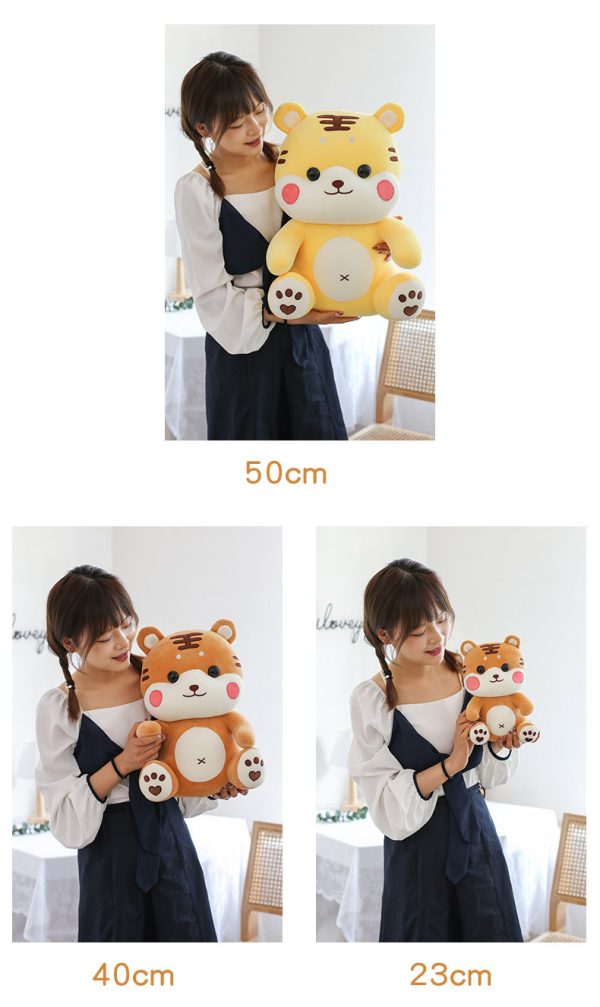 かわいいタイガーのぬいぐるみ - お子様へのギフトに最適 - 画像 (8)