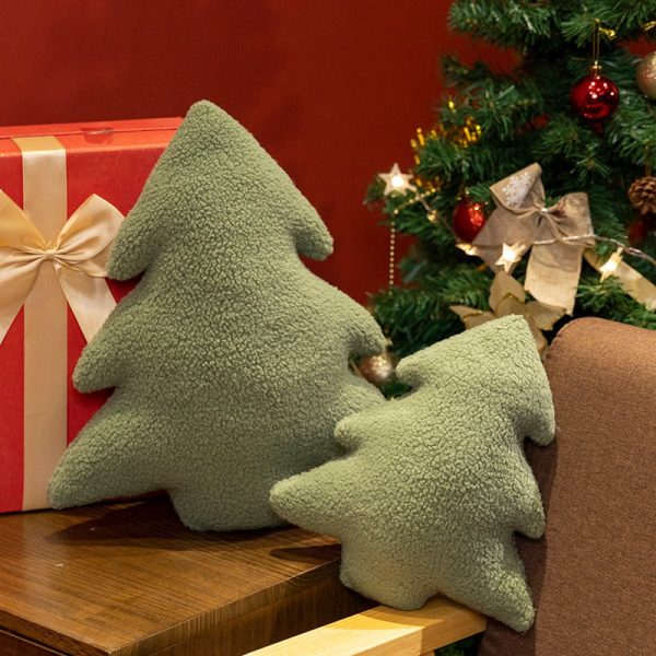 クリスマスツリー ぬいぐるみ 抱き枕 可愛い 毛布 おしゃれなデザイン ギフト 子供 女の子 お祝い インテリア - 画像 (2)