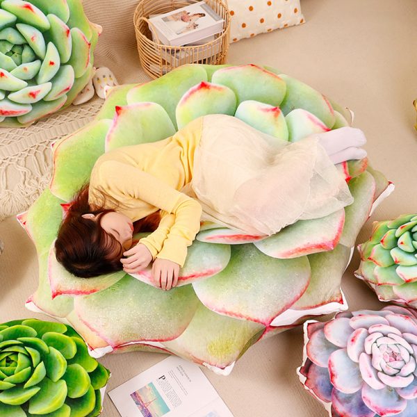 クリエイティブな多肉植物のぬいぐるみクッション - ホームデコレーションの植物の形の枕 - 画像 (10)