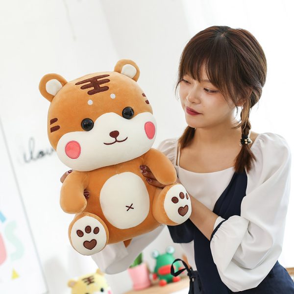 かわいいタイガーのぬいぐるみ - お子様へのギフトに最適 - 画像 (4)