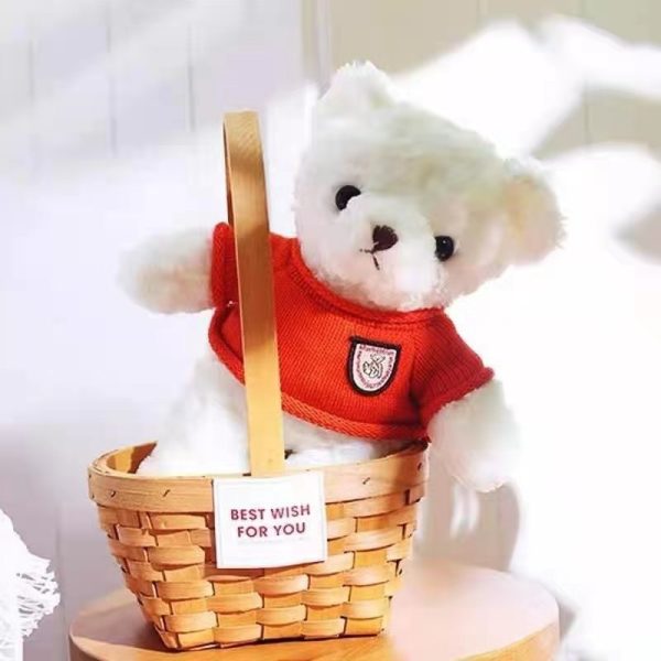 ぬいぐるみ 動物 アニマル ふわふわ もこもこ おもちゃ ファーストトイ 贈り物 ギフト 出産祝い 縫い包み 熊 ぬいぐるみ 抱き枕 可愛い 誕生日 クリスマス プレゼント クッション 添い寝枕 リアル 布地 - 画像 (27)