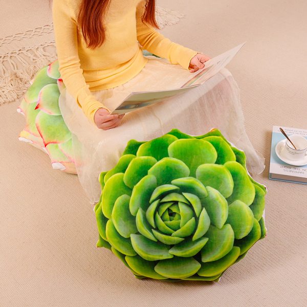 クリエイティブな多肉植物のぬいぐるみクッション - ホームデコレーションの植物の形の枕 - 画像 (15)