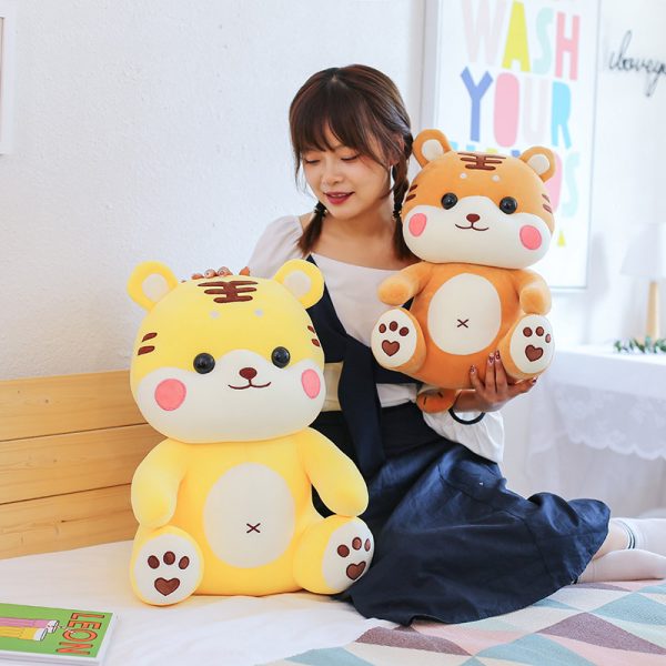 かわいいタイガーのぬいぐるみ - お子様へのギフトに最適 - 画像 (2)